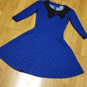 Lindy Bop polka dot dress sz small (altered)
